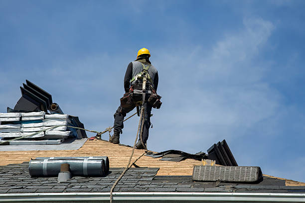 Professional Roof Replacement technician working in Penrose, NC